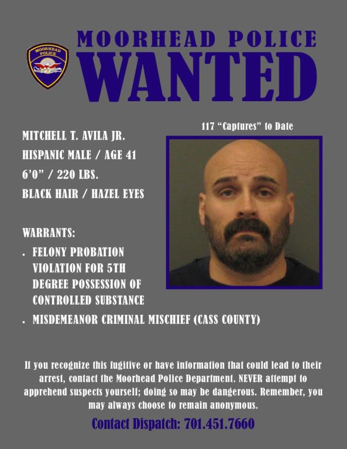 Wanted Wednesday February 26 - Avila