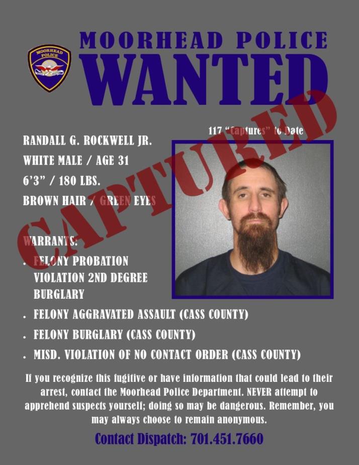 Wanted Wednesday March 5 - Rockwell Jr