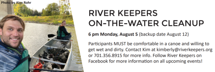 River Keepers On The Water Cleanup Graphic