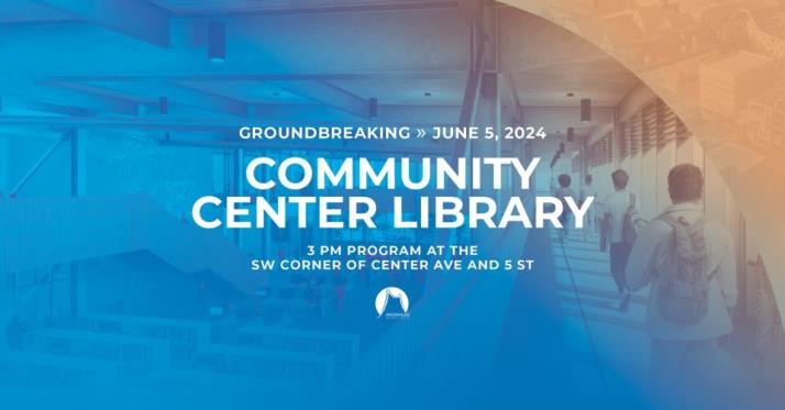 Community Center Library Groundbreaking - Header