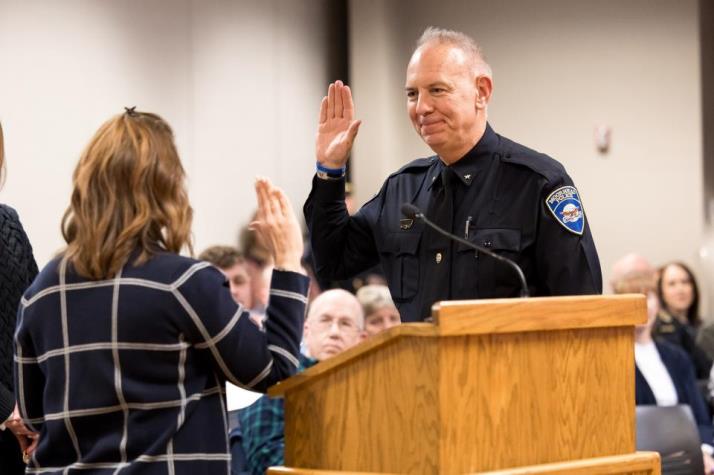 Chief Helmick Swearing In